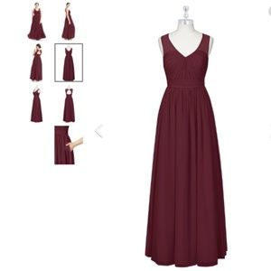 Azazie Cabernet Bridesmaid Dress Style Racquel